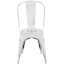 Oregon Vintage Metal Dining Chair, White