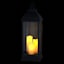 Dark Grey Pre-Lit LED Floor Lantern, 28"