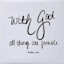 3-Piece Scripture Canvas Wall Sign Set, 6"