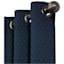 Navy Shrink Yarn Light Filtering Grommet Curtain Panel, 84"