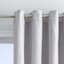 Light Grey Textured Blackout Grommet Curtain Panel, 84"
