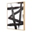 Wood Framed Zigzag Canvas Wall Art, 16x20