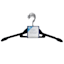 10-Piece Velvet Shirt Hangers, Black