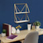 2-Tier Metal & Wood Wall Shelf, 12x16