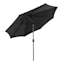 Black Crank & Tilt Round Patio Umbrella, 9'