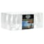 Lillian Table Settings Set of 6 Clear Plastic Stemless Wine Cups, 12oz
