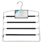 5-Tier Foam Pant Hanger, Black