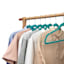 50-Pack Velvet Suit Hangers, Turkish Blue