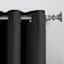 Talita Black Room Darkening Grommet Curtain Panel, 84"