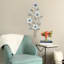 Metal Flower Stem Wall Art, 17x36