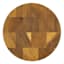 Set of 4 Round Acacia Wood Coasters