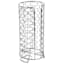 Grey Metal Curved Tissue Holder