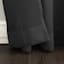 Madison Black Pole Top Room Darkening Curtain Panel, 95"