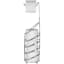 Quori Plus Chrome Toilet Paper Holder, 23"