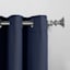 Talita Navy Room Darkening Grommet Curtain Panel, 63"