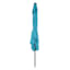 Turquoise Rectangle LED Patio Umbrella, 6.5x10'