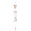 Wood & Metal Butterfly Wind Chime, 34"