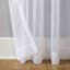Lyra White Sheer Rod Pocket Curtain Panel, 95"