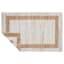 (B312) Henning Hand Woven Cotton & Jute Ivory Chindi Area Rug, 5x7
