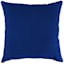 Cobalt Blue Canvas Oversized Outdoor Throw Pillow, 20"
