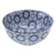 Porcelain 8oz Blue/White Geo Floral Pattern Bowl