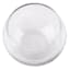 Clear Glass Round Vase, 4"