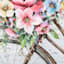 Framed Floral Bicycle Textured Canvas Wall Art, 20x30