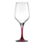 Set of 4 Tri-Color Stemmed Wine Glasses, 15.5oz