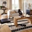 (B673) Found & Fable Noah Black & White Woven Area Rug, 8x10