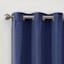 2-Pack Denver Navy Blackout Grommet Curtain Panels, 63"