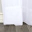 Emily White Rod Pocket Sheer Voile Curtain Panel, 84"