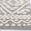 (B684) Found & Fable Grey House Tribal Woven Area Rug, 8x10
