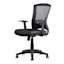 Enzo Black Adjustable Office Chair