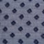 Found & Fable Peren Indigo Clipped Rod Pocket Sheer Curtain Panel, 84"