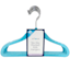 10-Piece Kids Velvet Hanger, Turquoise