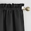 Madison Black Pole Top Room Darkening Curtain Panel, 95"
