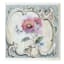 3-Piece Antique Floral Art Wooden Wall Decor, 8"