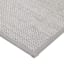 Solid Grey Textured Washable Kitchen Mat, 21x34