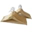 20-Piece Suit Hangers, Natural Wooden
