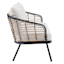 Tracey Boyd Steel & Wicker Outdoor Loveseat