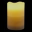 Honeybloom Grey Ombre Wax LED Pillar Candle with 6 Hour Timer, 4x6