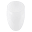Providence White Glass Vase, 14.5"