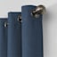 Rockwell Navy Blue Blackout Grommet Curtain Panel, 63"