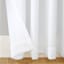 Madison White Pole Top Room Darkening Curtain Panel, 84"