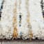 (C99) Sedona Ivory Abstract Design Shag Area Rug, 8x10