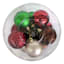 Holiday Hoedown 50-Count Multicolor Mix Shatterproof Ornaments