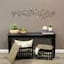 48X12 Silver Leaf Over The Door Wall Decor