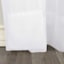 Erica White Crushed Rod Pocket Sheer Voile Curtain Panel, 63"
