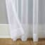 Lyra White Sheer Rod Pocket Curtain Panel, 84"