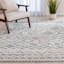 (B684) Found & Fable Grey House Tribal Woven Area Rug, 8x10